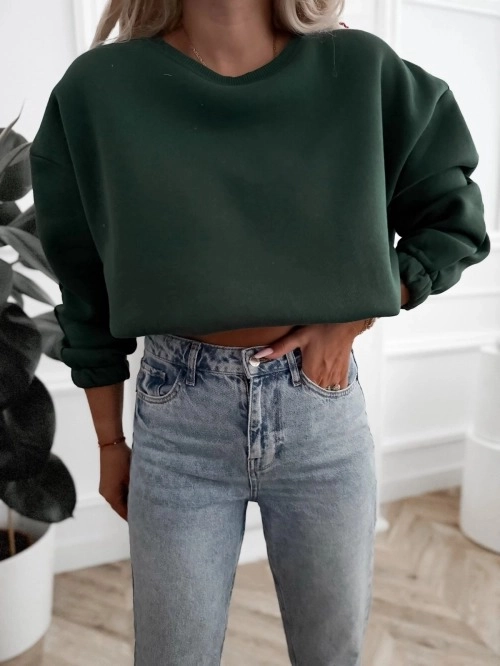 Mojo ocieplana bluza damska oversize MALIBU ze 100% bawełny