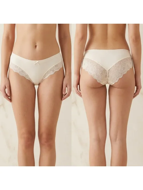 Zestaw 6 szt. majtek damskich koronkowych – bezszwowe figi