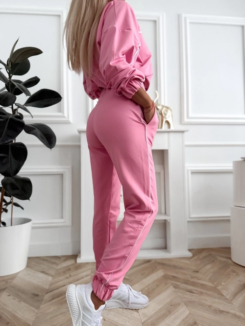Mojo komplet dresowy damski ze stójką i spodniami jogger