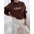 Mojo bluza damska ciao oversize z kieszeniami, bawełna 100%