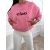 Mojo bluza damska ciao oversize z kieszeniami, bawełna 100%