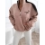 MOJO bawełniana bluza damska oversize ze stójką