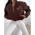 MOJO bawełniana bluza damska oversize ze stójką